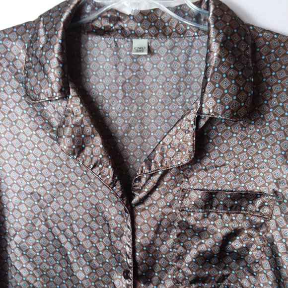 18/20W Patterned Comfy Lounge Wear Pajama Set Cato - Picture 12 of 13